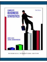 Complete business statistics...
