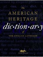 The American heritage dictio...